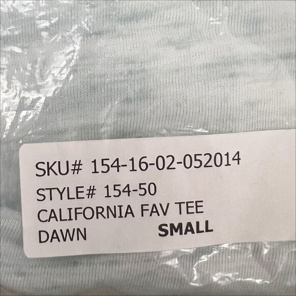 San Francisco City Lights California Fav Tee T-Shirt Light Green Size Small NEW - Picture 5 of 6